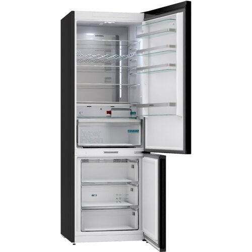 Siemens KG49NAXCF iQ500 Stojalo za 203 x hladilnik-zamrzovalnik 70 cm Crna Home prekrita jeklo, Connect Slike