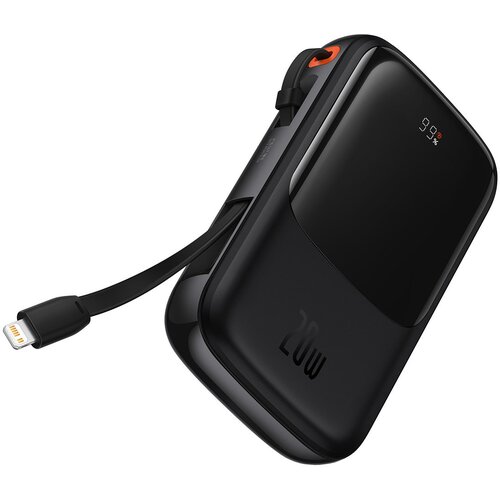 Baseus Powerbank 10000mAh USB USB-C iPhone Lightning + USB-C kabel - črn, (21533811) Cene
