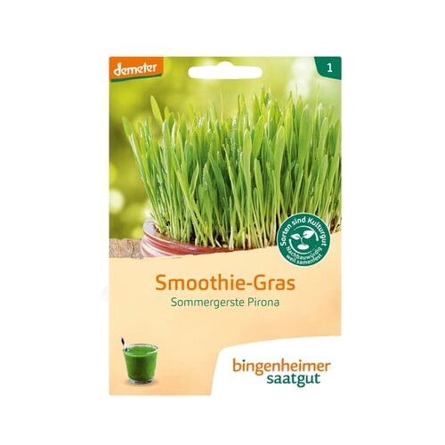 Bingenheimer Saatgut poletni ječmen Pirona "Smoothie-Grass" Cene