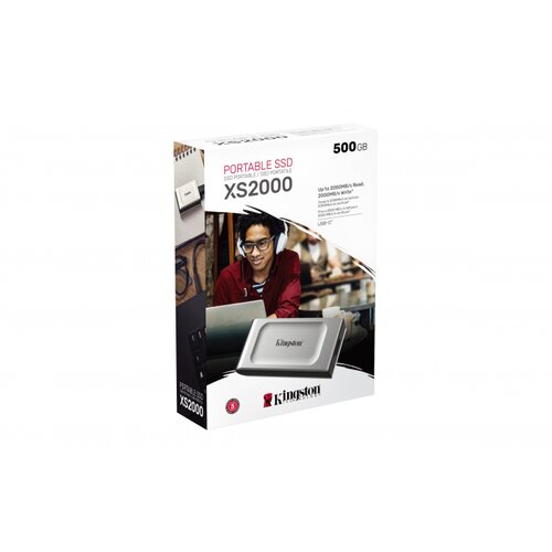 Kingston Ext SSD 500GB USB-CXS2000, R/W:2000/2000MBs Cijene