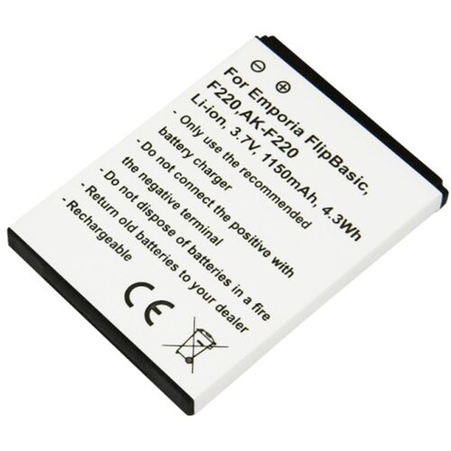 AVIZAR Baterija za Emporia FlipBasic F220 Li-ion AK-F220 3,7V 1150mAh 4,3Wh,, (5000070334) Cene