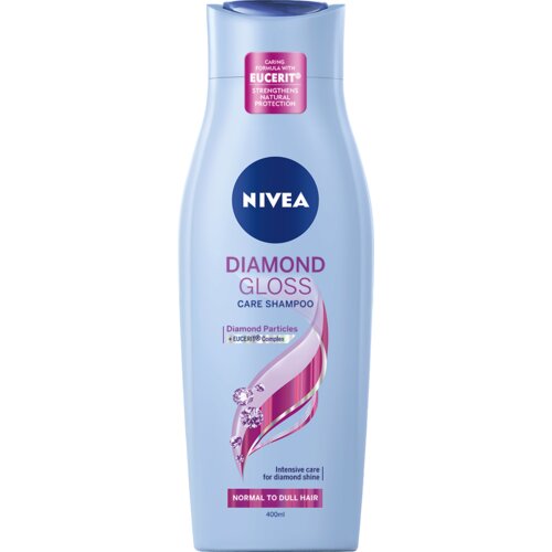 Nivea diamond gloss care šampon za dijamantski sjaj kose 400 ml Slike