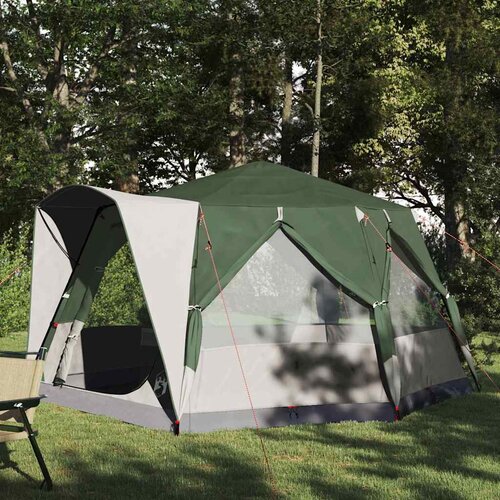 &amp;Scaron;ator za 5 osoba s krovom Zelena i bijela 333 x 317 x 194 cm Slike