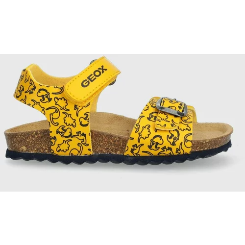 Geox Otroški sandali rumena barva
