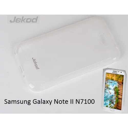 Gumijasti / gel etui Jekod za Samsung Galaxy Note II N7100 - beli