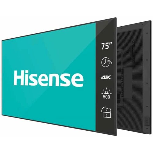 Hisense 75 inča 75DM66D 4K uhd 500 nita digital signage display - 24/7 operation Slike