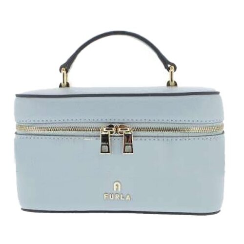 Furla handbag - camelia mini crossbody vanity case blue Cene