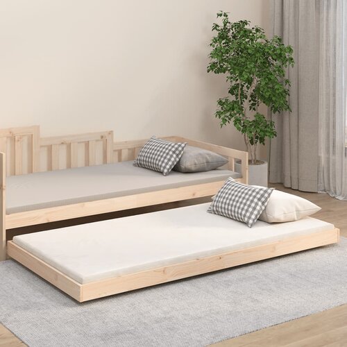 VidaXL Posteljni okvir 80x200 cm trdna borovina Slike
