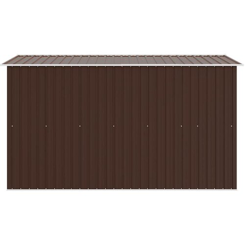  Vrtno spremi&amp;scaron;te 257 x 298 x 178 cm metalno smeđe Slike