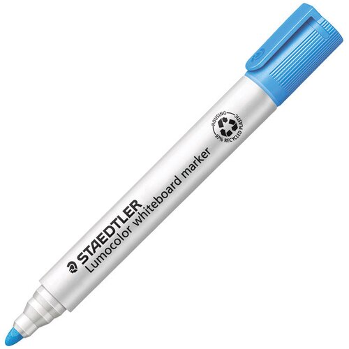 Marker ZA BIJELU PLOČU 2MM RECIKLIRANI LUMOCOLOR STAEDTLER 351-30 SVIJETLO PLAVI Cijene