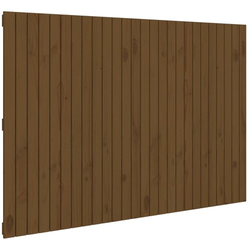 Maison Chic stensko posteljno vzglavje - vzglavna omarica - nočna omarica medeno rjavo 166x3x110 cm borovina, (21706865) Cene