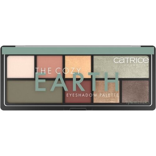 Catrice The Cozy Earth Eyeshadow Palette paletka visoko pigmentiranih senčil za oči z mat in sijočimi odtenki 9 g Cene