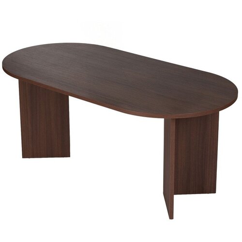 Hanah home Sablin - Walnut Walnut Dining Table Slike