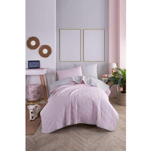 Alpina Solid - Powder, Grey PowderGrey Single Bedspread Set Cene