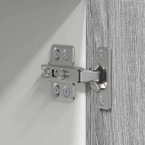 VidaXL viseći ormarić riga sonoma hrast i bijela 50 x 31 x 100 cm Slike