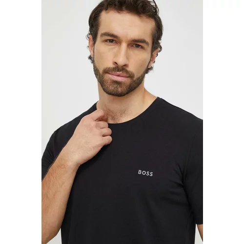Boss Majica kratkih rukava za muškarce, boja: crna, bez uzorka