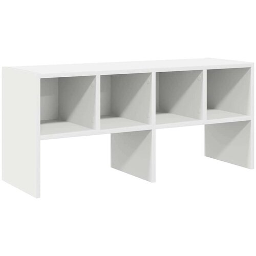 vidaXL Regal za čevlje zložljiva bel 89,5x30x40 cm Cene