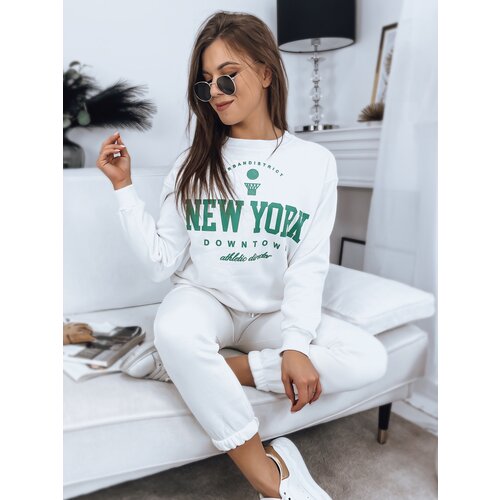 DStreet Women&amp;#039;s sweatshirt NEW YORK ecru BY1160 Slike