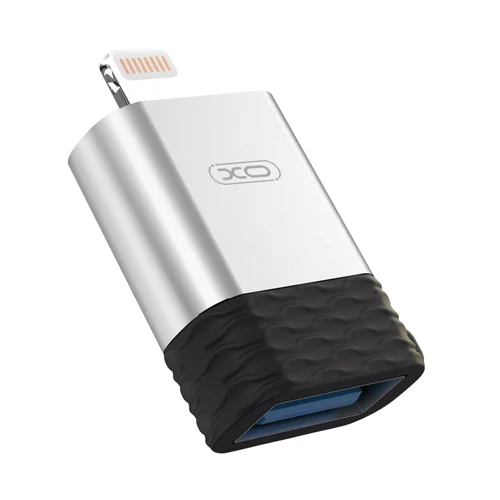 XO Adapter USB na Lightning 8-pin NB186 OTG srebrn, (20441822)