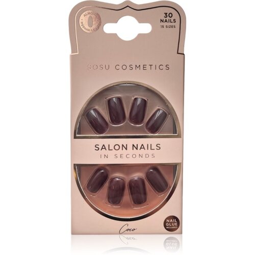 SOSU Cosmetics Salon Nails umetni nohti odtenek Coco 30 kos Cene