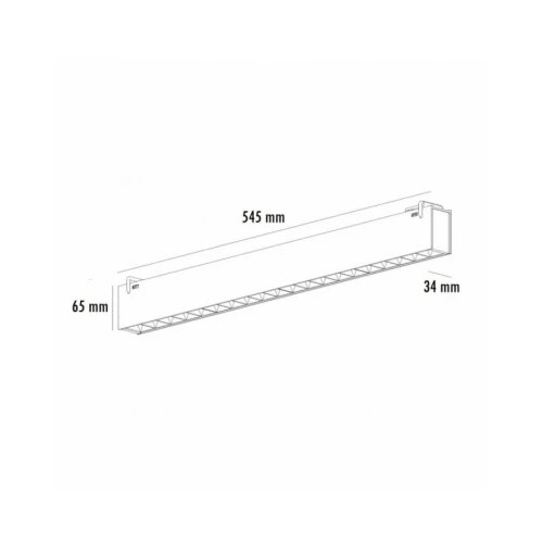 EOS LINEAR P0862-540A3 16W 3000K TERAKOTA Cene