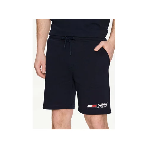 Tommy Hilfiger Športne kratke hlače Essentials MW0MW30398 Mornarsko modra Regular Fit