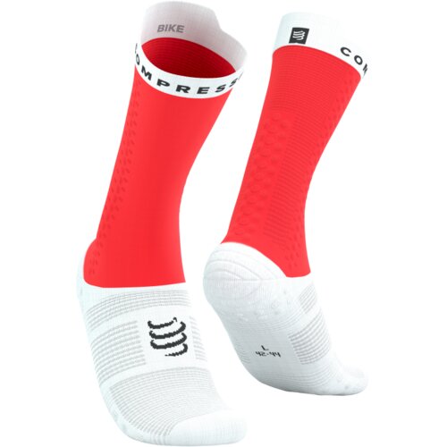 Čarape Compressport PRS V4.0 Bike Fluo Red/White - T2 Cijene