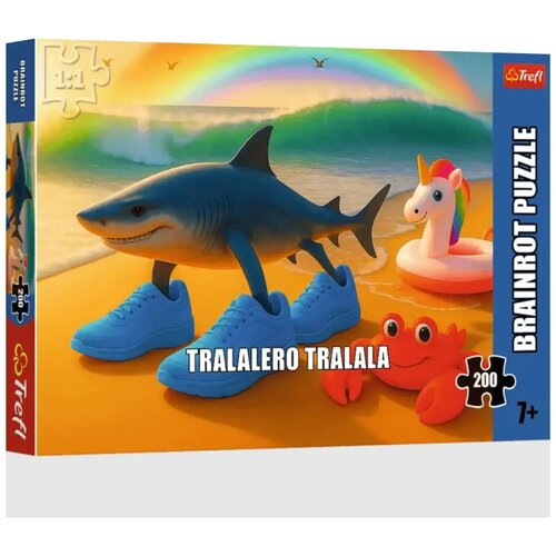 Trefl Brainrot: Tralalero Tralala puzzle od 200 dijelova Cene