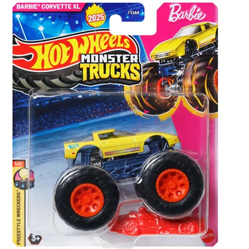 Mattel Hot Wheels Monster Trucks: Barbie Corvette XL autić 1/64 - Cijene