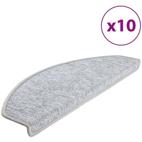 Maison Chic Preproga, Ruge za stopnice 10 kosov 65x24x4 cm svetlo sive, (22120771) Cene