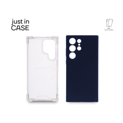 Just in case 2u1 extra case mix paket plavi za S23 ultra ( MIX218BL ) Cene