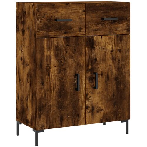 Maison Chic Komoda - Predalnik dimljeni hrast 69,5x34x90 cm inženirski les, (21718386) Cene