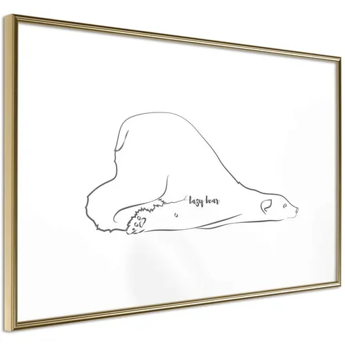  Poster - Resting Polar Bear 45x30