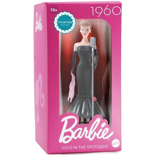 Mga Entertainment Barbie Solo u reflektoru 1960 kolekcionarska lutka 15cm Slike