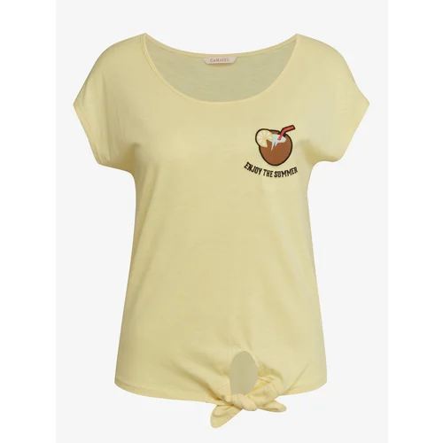 Camaieu Yellow Women's T-Shirt - Women