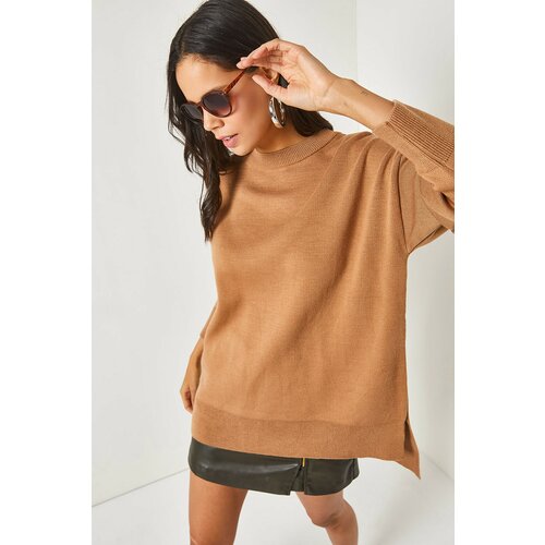 Olalook Sweater - Brown - Oversize Cene