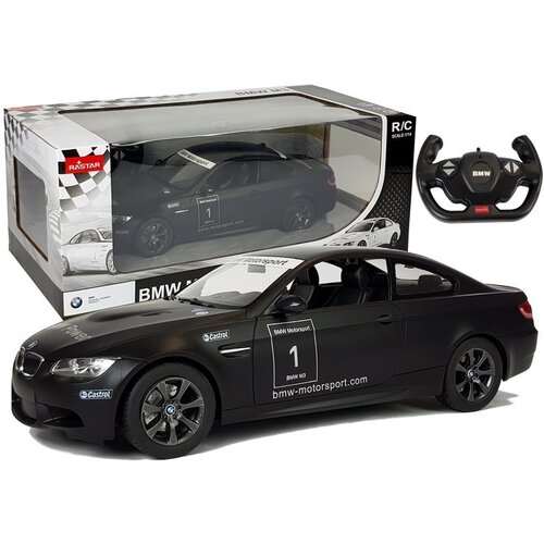  Licencirani auto na daljinsko upravljanje BMW M3 Rastar 1:14 - crni Slike