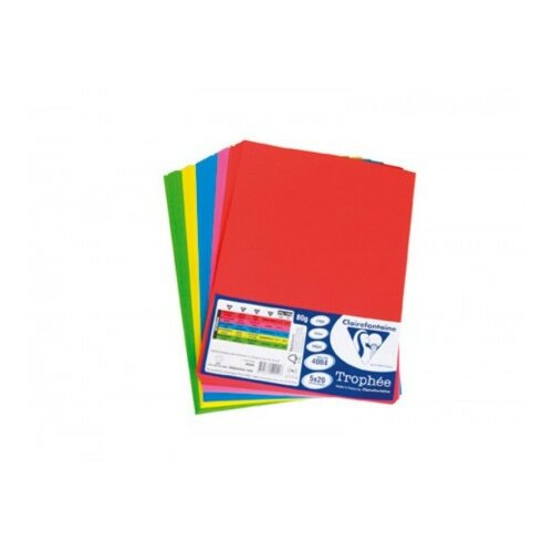 Claire, kopirni papir, A4, 80g, miks intezivnih boja, 5 x 20K ( 486245 ) Slike