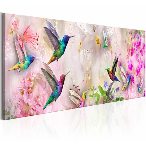  Slika - Colourful Hummingbirds (1 Part) Narrow 120x40