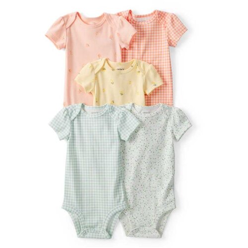 Carter's bodi za bebe devojčice - set od 5 kom. Cene
