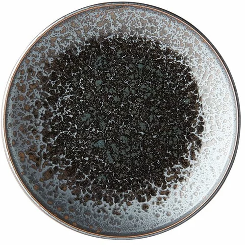 MIJ crno-sivi keramički tanjur Pearl, ø 25 cm