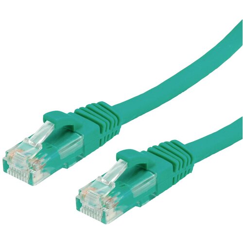 Value 21.99.1043 RJ45 omrežni kabel\, Patch kabel CAT 6 U/UTP 2.00 m zelena 1 kos, (20420097) Cene