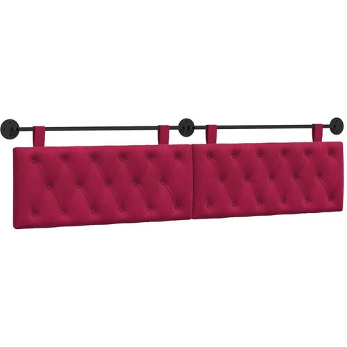  Držeće uzglavlje Zidne Vinska crvena 210 x 55 x 7 cm Bar&amp;scaron;un - boja crnog vina 200 cm bez LED Slike