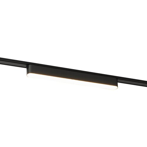 QAZQA Moderni črni tirni reflektor 1-fazni 10W 3000K - Magnetic Marra Cene