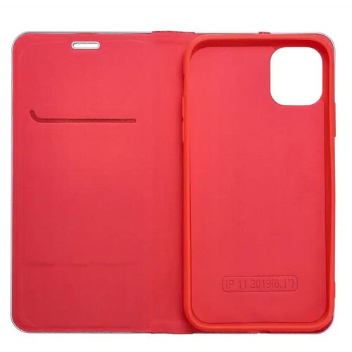 Luna Book Carbon futrola za iPhone 11 crvena Slike