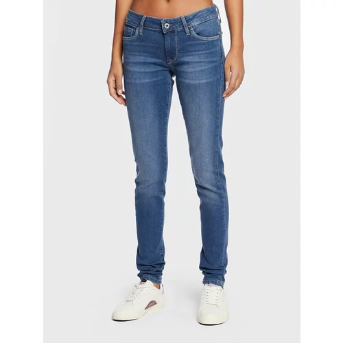PepeJeans Jeans hlače Soho PL204174 Modra Skinny Fit