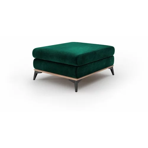 Windsor & Co Sofas zeleni puf s baršunastom navlakom Astre