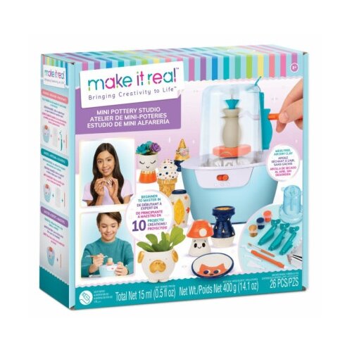 Make_it_Real Make It Real: Mini set za igro s glino na vretencu Cene