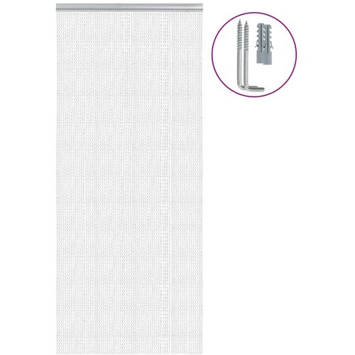  Lančani zastor za zaštitu od muha 90 x 200 cm aluminijski Cene
