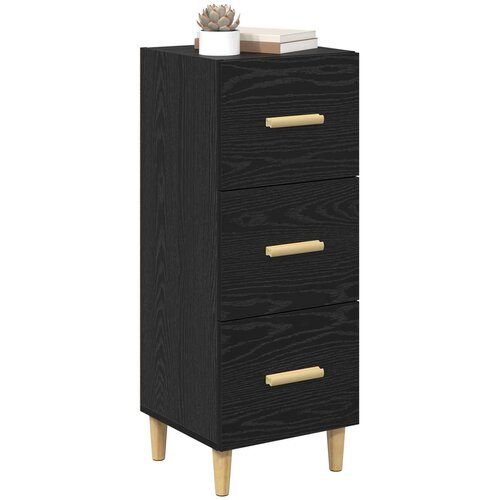  Kreveta Crni hrast 34,5 x 34 x 90 cm Konstruirano drvo Slike